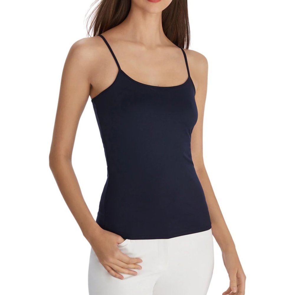 NWOT WHBM Navy Scoop Neck Cami